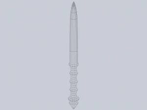 Crystal blade 3D Model