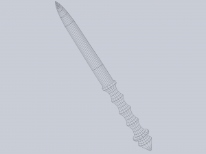 Crystal blade 3D Модель