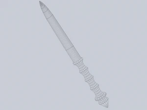 Crystal blade 3D Model
