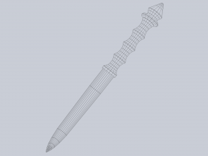 Crystal blade 3D Модель