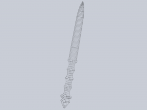 Crystal blade 3D Модель