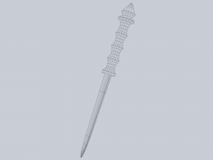 Crystal blade 3D Модель