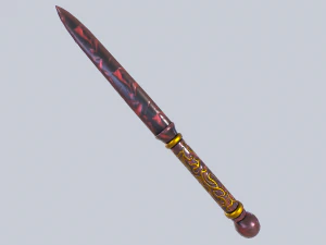 Kryształowe ostrze Model 3D