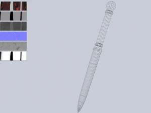 Crystal blade 3D Model
