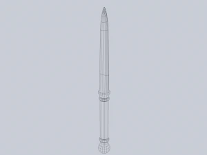 Crystal blade 3D Model