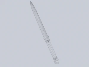 Crystal blade 3D Model