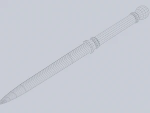 Crystal blade 3D Model
