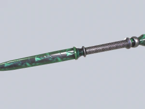 Kristallklinge 3D Modell