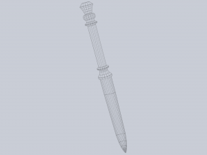 Crystal blade Modèle 3D