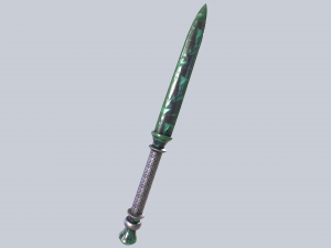 Crystal blade Modèle 3D