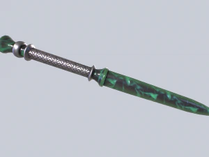 Kristallklinge 3D Modell