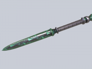 Crystal blade Modèle 3D