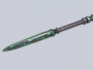 Kristallklinge 3D Modell