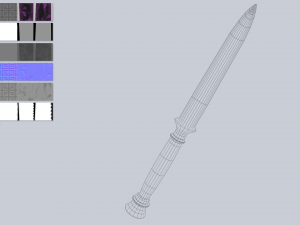 Crystal blade Modelo 3D