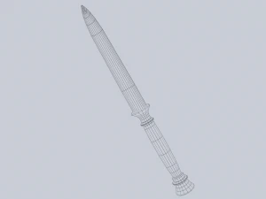 Crystal blade 3D Model