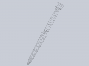 Crystal blade Modelo 3D