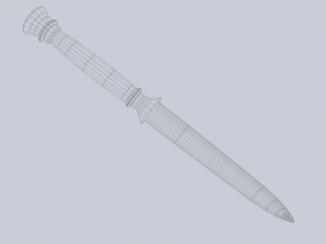 Crystal blade Modelo 3D