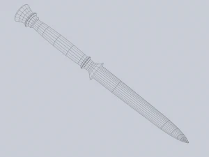 Crystal blade 3D Model