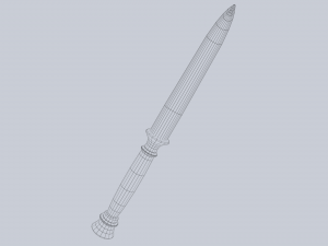 Crystal blade Modelo 3D
