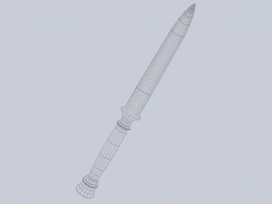 Crystal blade 3D Model