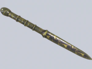 Kristallklinge 3D Modell