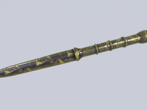 Kristallklinge 3D Modell