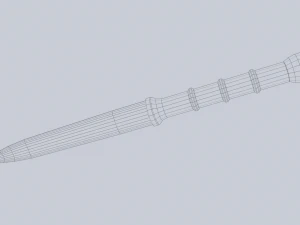 Kristallklinge 3D Modell