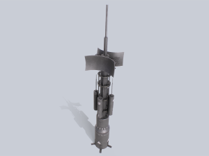 Scifi radar 3D-Modell
