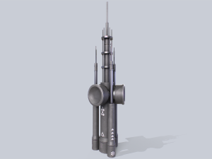 Scifi radar 3D Модель