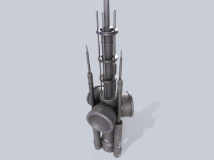 Scifi radar 3D Model