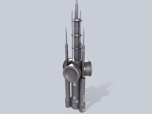 Scifi radar 3D Model