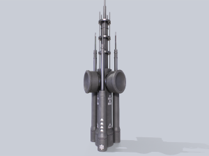 Scifi radar 3D Model