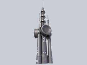 Scifi radar 3D Model