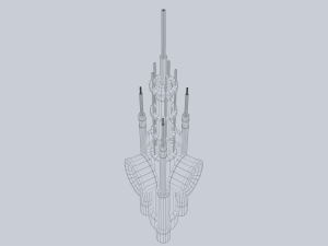 Scifi radar 3D Model