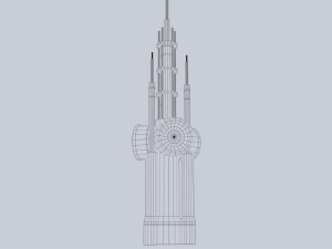 Scifi radar 3D Model