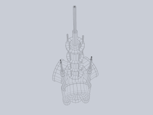 Scifi radar 3D Model