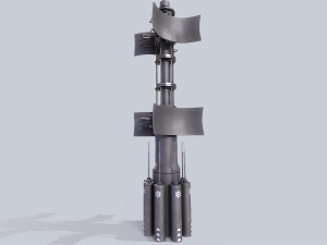 Scifi radar 3D Model
