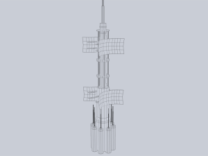 Scifi radar 3D Model