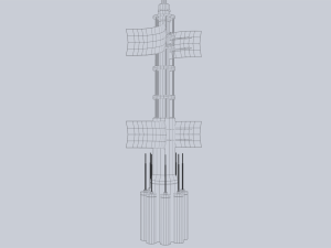 Scifi radar 3D Model