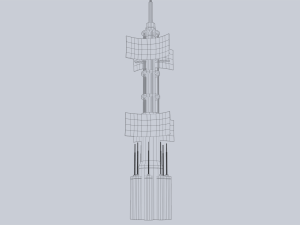 Scifi radar 3D Model