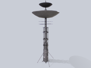 Scifi radar 3D Model