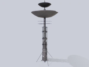 Radar Scifi Model 3D