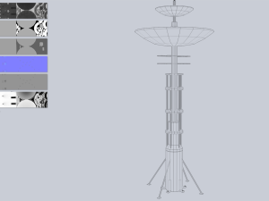 Scifi radar 3D Model