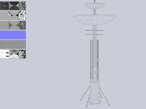 Radar Scifi Model 3D