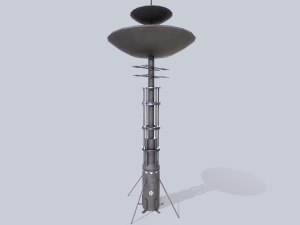 Scifi radar 3D Model