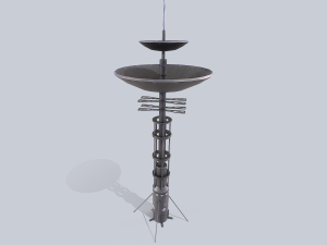 Scifi radar 3D Model