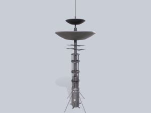 Scifi radar 3D Model