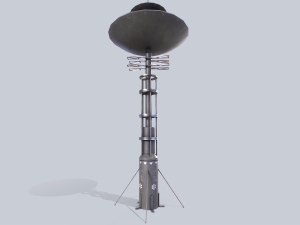 Scifi radar 3D Model