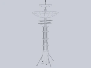 Radar Scifi Model 3D