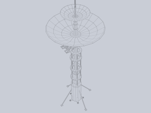 Scifi radar 3D Model